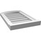 Ekena Millwork Arch Top Surface Mount PVC Gable Vent: Functional, w/ 2"W x 2"P Brickmould Sill Frame, 14"W x 22"H GVPAR14X2203SF - alternate 4